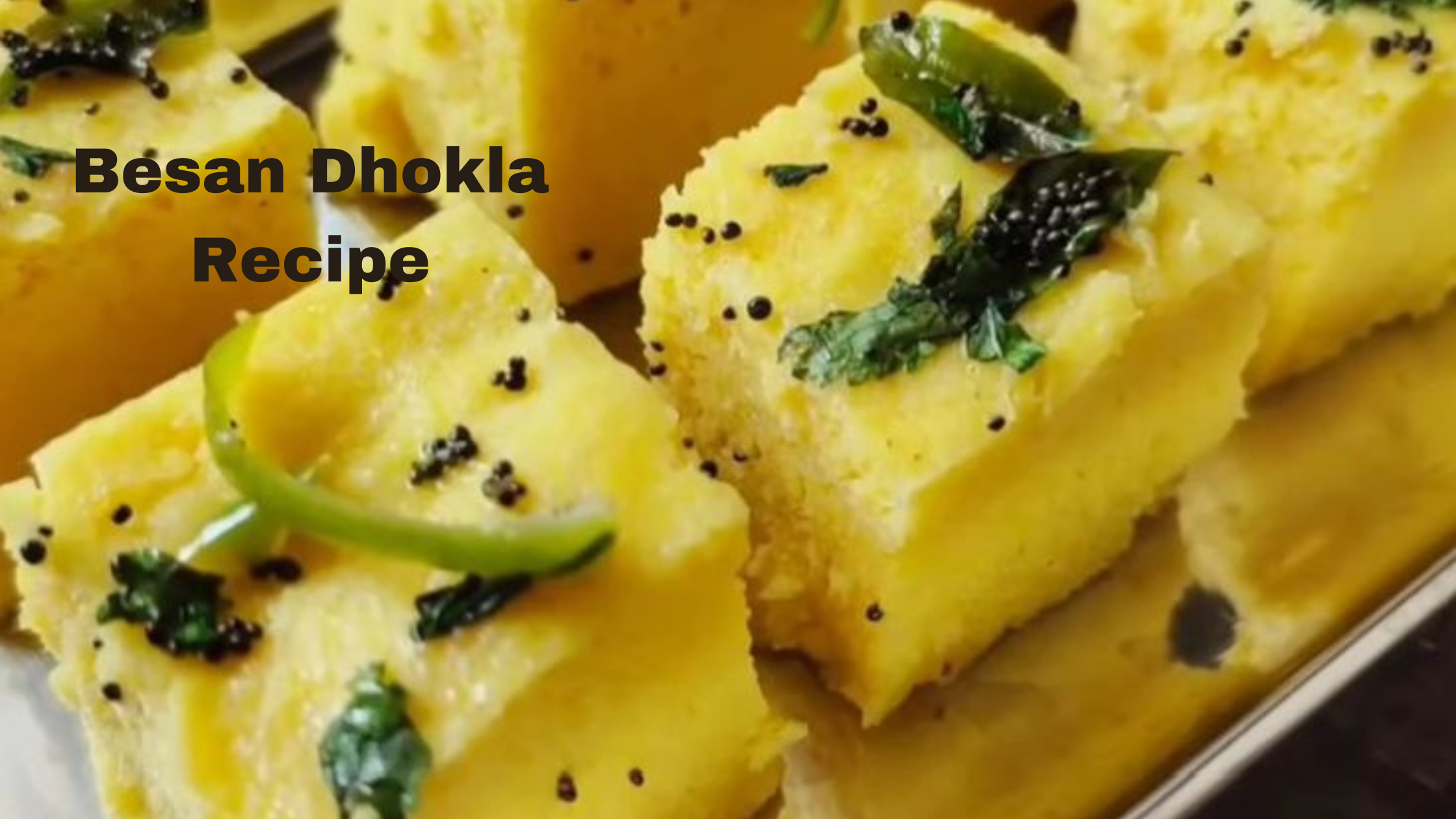 Besan Dhokla Recipe in hindi