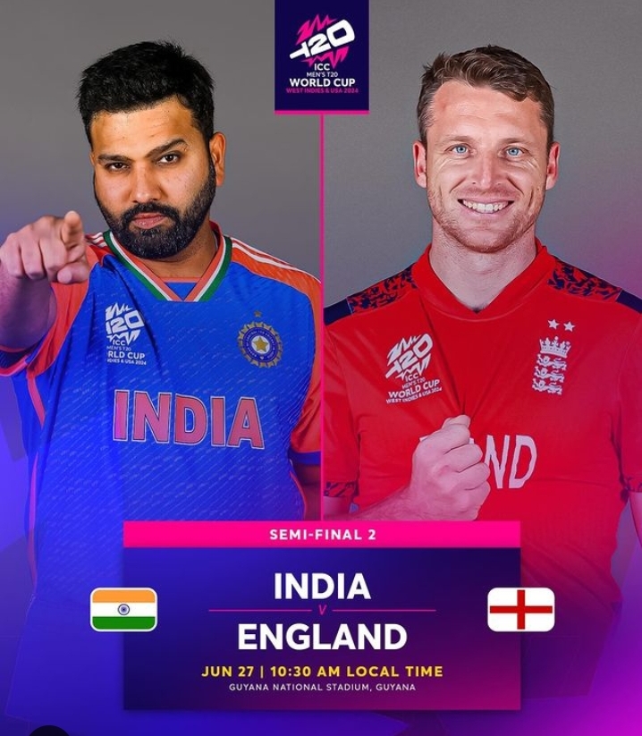 IND vs ENG T20 World Cup 2024 Semifinal