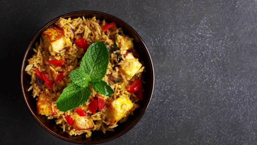 Paneer pulav recipe